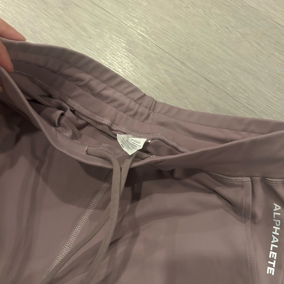 Alphalete Tight Joggers Drawstring Dusty Pink Size S - Picture 4 of 5